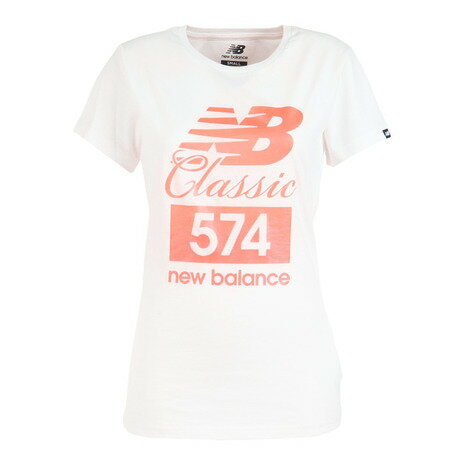 ニューバランス(newbalance) 多少の傷汚れありの為大奉仕 Tシャツ半袖574AWT81569WTオンライン価格(レディ