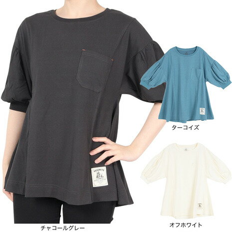 クリフメイヤー（KRIFF MAYER）（レディース）半袖Tシャツ ウェットプロテクト フレアTシャツ 2247813L(4)