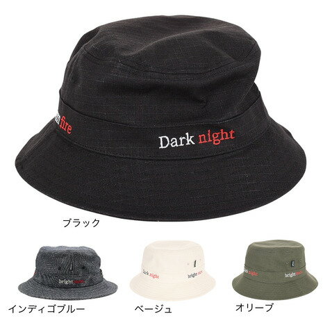 マナスタッシュ(MANASTASH)(メンズ)帽子 バケットハット MH-RIP BOONIE DARK NIGHT 792-3174005 マナスタッシュ(MANASTASH)(メンズ)帽子 バケットハット MH-RIP BOONIE DARK NIGHT 792-3174005