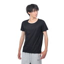 クー(Coo.)(メンズ)ドライプラス 丸首 半袖アンダーシャツ 891CO4GC0001 BLK 吸汗 速乾