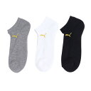 プーマ(PUMA)(メンズ)スニーカーソックス 3足組 25~27cm 2823088-03-257