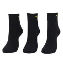 プーマ(PUMA)(メンズ)SPORT QUARTER ソックス 3足組 2823089-02-279