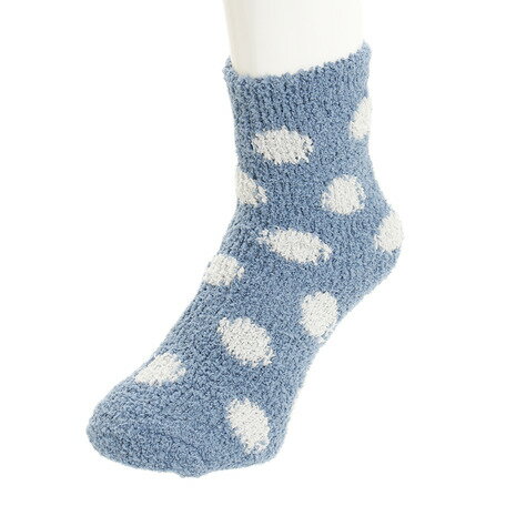 クー（Coo.） Polka ドット モコモコ ソックス 895Q7PR1826 BLU （Lady's）のサムネイル