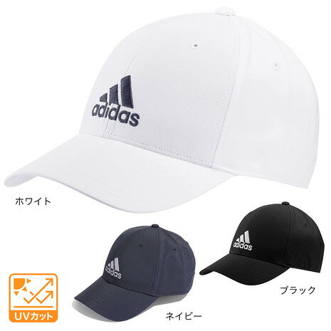 アディダス（adidas）（メンズ）帽子 ライトウェイト エンブロイダード ベースボールキャップ 25607 ランニングキャップ