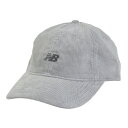ニューバランス(new balance)(メンズ、レディース)帽子 6パネルウォッシュドコーデュロイキャップ LAH43005SLA グレー フリーサイズ