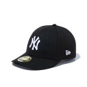 ニューエラ(NEW ERA)(メンズ、レディース)キャップ LP 59FIFTY ニューヨーク ヤンキース ブラック×ホワイト 14524644(4)