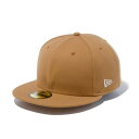 【7/18限定 最大1万Pバック要エントリー&抽選】ニューエラ(NEW ERA)(メンズ、レディース)キャップ 59FIFTY ベーシック ウィート ホワイトフ...