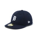 【5/9 20時スタート さらに最大P10倍】ニューエラ(NEW ERA)(メンズ、レディース)キャップ LP 59FIFTY MLBオンフィールド デトロイト・タイガース ホーム 14524672 ネイビー(4)