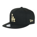 【7/18限定 最大1万Pバック要エントリー&抽選】ニューエラ(NEW ERA)(メンズ、レディース)キャップ 9FIFTY ロサンゼルス ドジャース ブラック...