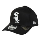 ニューエラ(NEW ERA)(メンズ、レディース)キャップ 9FIFTY ストレッチスナップ シカゴ ホワイトソックス 14524924 57-61cm 黒