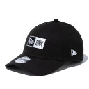 ニューエラ(NEW ERA)(メンズ、レディース)帽子 キャップ 9FORTY ボックスロゴ ブラック×ホワイト 14525030 56.8cm-60.6cm
