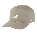 ニューバランス(new balance)(メンズ、レディース)帽子 47 Hitch キャップ カーキ 55-59cm LAH00351DOK スポーツキャップ