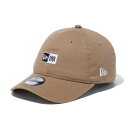 【7/18限定 最大1万Pバック要エントリー&抽選】ニューエラ(NEW ERA)(キッズ)Youth 9TWENTY ボックスロゴ キャップ 14524555 52-55.8cm カーキ