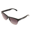 オークリー(OAKLEY)(メンズ、レディース)スポーツサングラス FROGSKINS LITE Matte Black/Prizm Grey Gradient 9374-4963 UV(4)