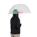 ワールド パーティー(W.P.C)(レディース)雨傘 ビニール傘 ドームシャイニー 長傘 PT-031-001 クリア 60cm