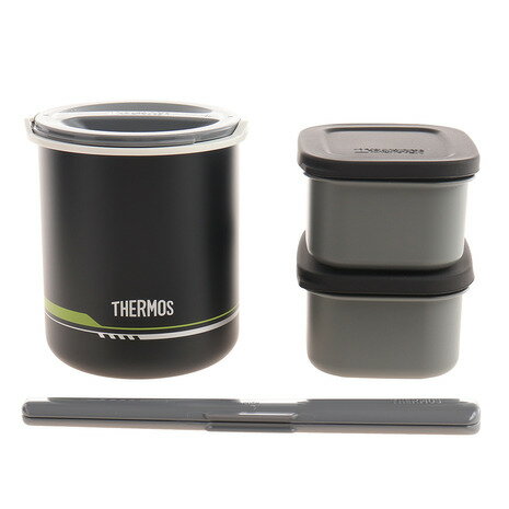 サーモス（THERMOS） 保温弁当箱 502 DBQ-502 MTBK （メンズ）