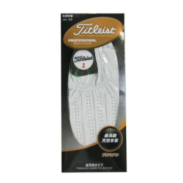 タイトリスト（TITLEIST） TG77プロフェッショナル ホワイト (ゴルフグローブ) TG77 左手用 メンズ （Men's）