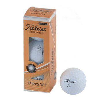 タイトリスト(TITLEIST) PRO V1 17 DOUBLEPLAY ダブルナンバー3個入ゴルフボール (ゴルフボール) T2025S-3PLEJ (Men's)