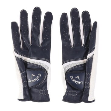 キャロウェイ(CALLAWAY) 両手用 スタイル デュアル グローブ NVY 21 (レディース)