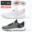 【7/18限定 最大1万Pバック要エントリー&抽選】プーマ(PUMA)(レディース)ゴルフシューズ 2E スパイクレス フュージョンクラッシュスポーツ 309735