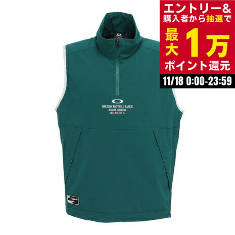 【最大1万Pバック エントリー＆抽選 11/18限定】オークリー（OAKLEY）（メンズ）ゴルフウェア 防風 撥水 STALWART LIGHT プルオーバー ベスト FOA408444