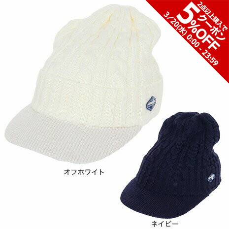 【3/20限定 2点以上購入で最大5%OFFクーポン】フィドラ（FIDRA）（メンズ）ゴルフ ツバ付きニットキャップ FD5QFC10