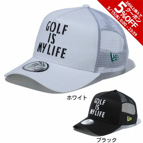 【5%OFFクーポン 5/15限定 2点以上購入】ニューエラ（NEW ERA）（メンズ、レディース）ゴルフ キャップ 9FORTY A-Frame トラッカー Golf is My Life 13517937 13517938