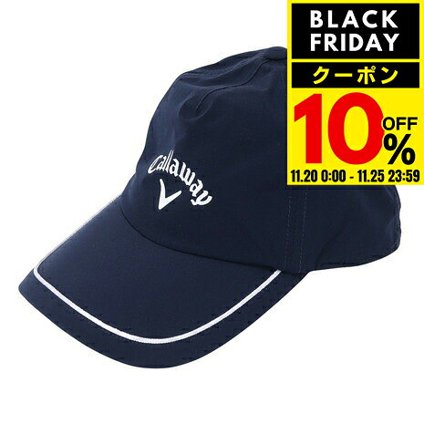 【10％クーポン！11/20〜11/25】キャロウェイ（CALLAWAY）（レディース）ゴルフ 防水 帽子 定番 レインキャップ C23988200-1120