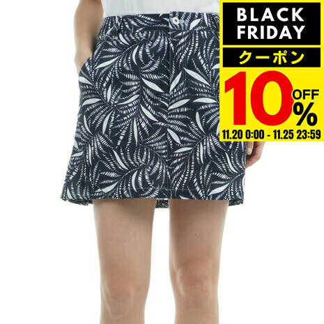 【10％クーポン！11/20～11/25】アドミラル ゴルフ（Admiral GOLF）（レディース）ゴルフウェア ライトメッシュ リゾートスカート ADLA537-NVY