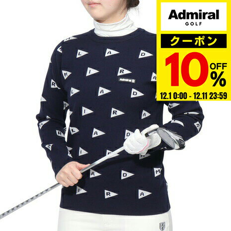 【10％クーポン！12/11 23:59まで】アドミラル ゴルフ（Admiral GOLF）（レディース）ゴルフウェア フ..