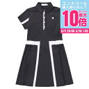 ルコックスポルティフ(lecoqsportif)(レディース)ゴルフウェア カラーブロック半袖ワンピース LG5SOP00L BK00