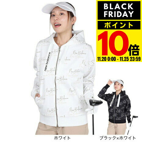 ニューバランス（new balance）（レディース）ゴルフウェア スウェット フルジップフーディ 012-5262502