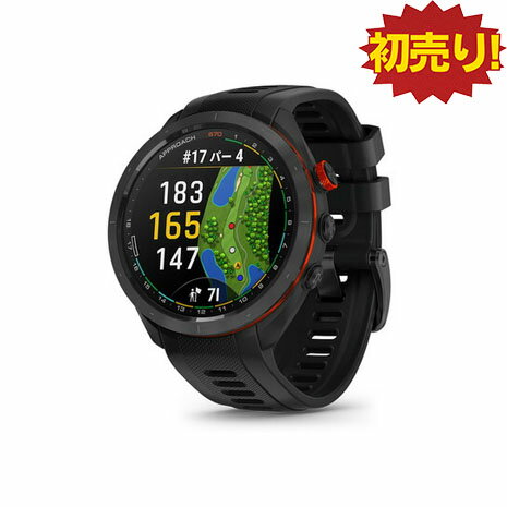 ガーミン（GARMIN）（メンズ、レディース）ゴルフ GPS ウォッチ アプローチ Approach S70 47mm スマートウォッチ BLACK 010-02746-22のサムネイル