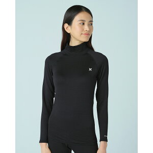 ハーレー(HURLEY)(レディース)ゴルフウェア 保温 吸汗速乾 ファントムワッフルインナーモックネック VMI-WIW2322018-BLK