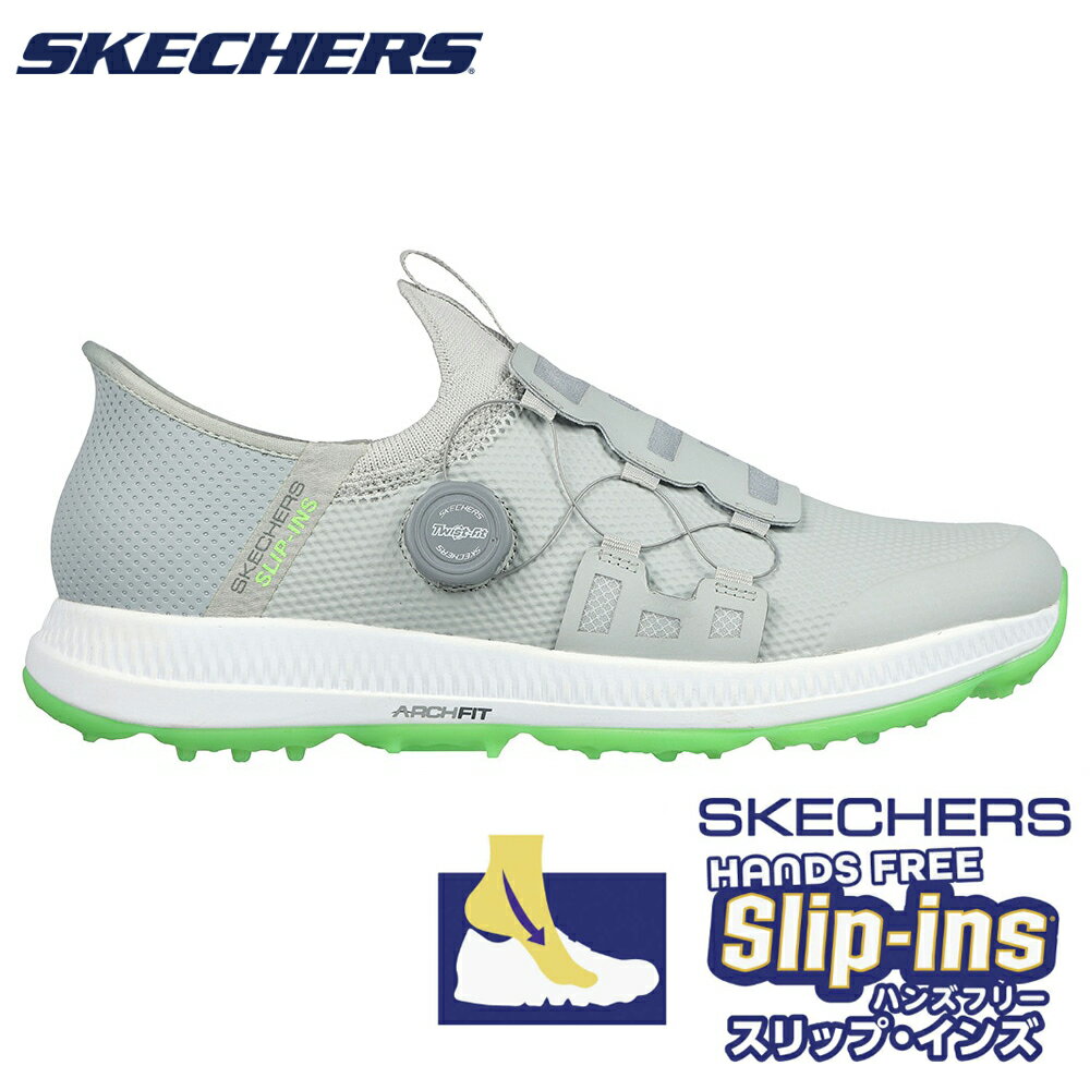 スケッチャーズ(SKECHERS)(メンズ)ゴルフシューズ スリップインズ ゴー ゴルフ エリートgO GOLF ELITE5 SLIP-INS 214066-...