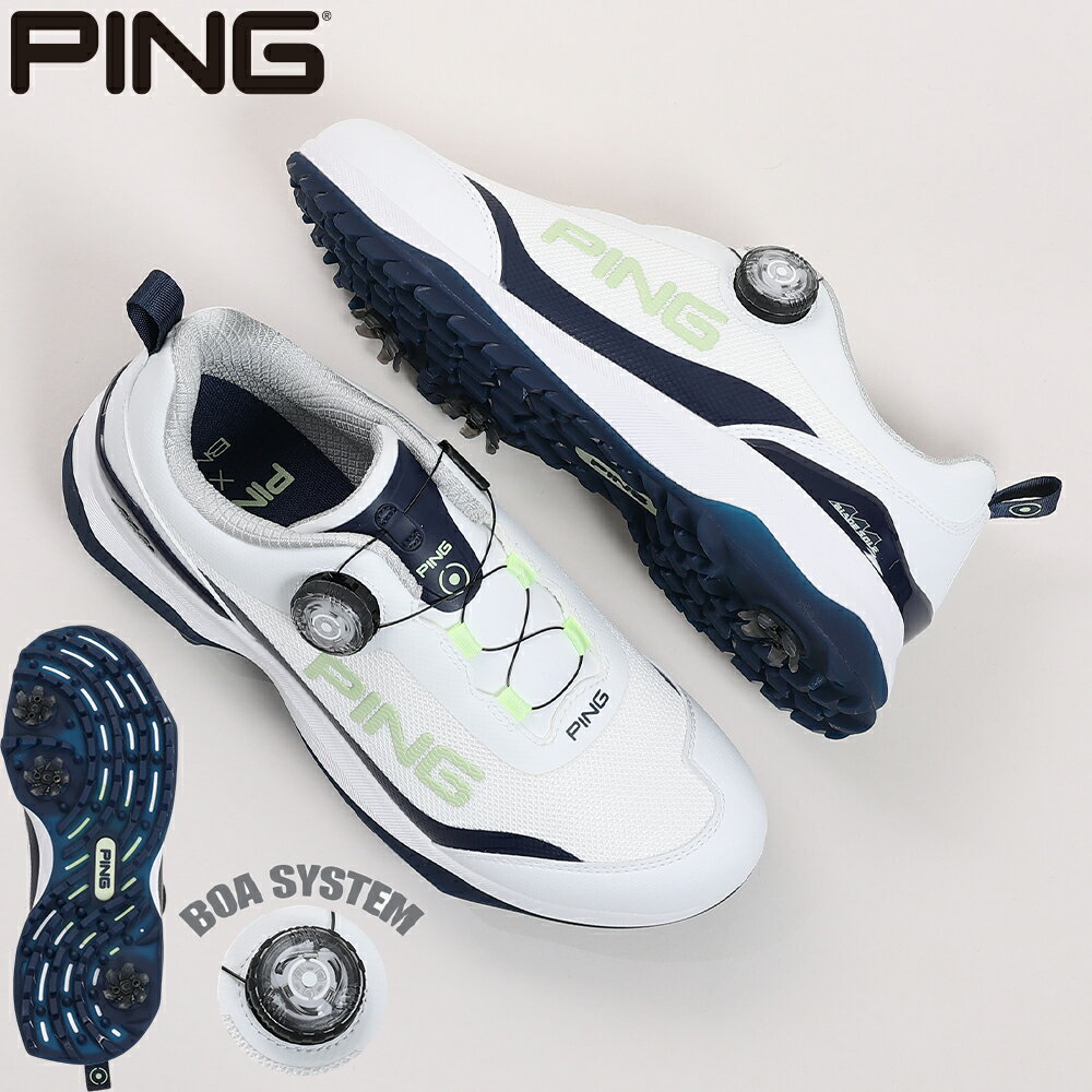 ピン(PING)(メンズ)ゴルフシューズ アリゾナ ブレードソール BOA ボア ダイヤル式 621-5992201-120