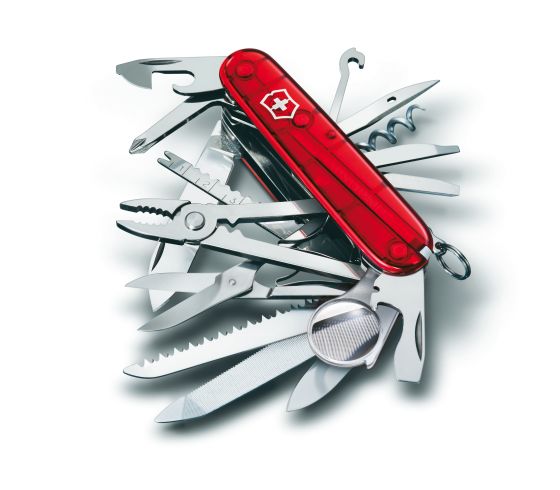 オフィシャル限定モデル【公式】ビクトリノックス VICTORINOX スイスチャンプT 【日本正規品、保証書付】レジャー アウトドア ナイフ サバイバルナイフ スイスマルチツール・十徳ナイフ 1.6795.T