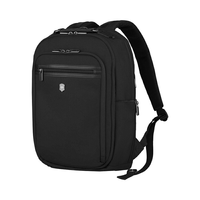 ビクトリノックス ビジネスバッグ ビクトリノックス VICTORINOX 公式 ワークスプロフェッショナル コンパクトバックパック 15L ブラック 611474【正規品】リュックサック リュック メンズ ビジネス ビジネスリュック 撥水 小さめ ブランド おしゃれ 通勤 ビジネスバッグ pc ノートパソコン PCバッグ PC収納 黒