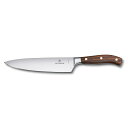 ビクトリノックス 公式 VICTORINOX グランメートル シェフナイフ ブレード20cm ウッド 7.7400.20G【正規品】 切れ味 の いい 包丁 牛刀 牛刀包丁 切れ味抜群 包丁 キッチン ナイフ プロ仕様 業務用 家庭用 モリブデンバナジウム鋼 ステンレス 万能包丁 シェフズナイフ 木