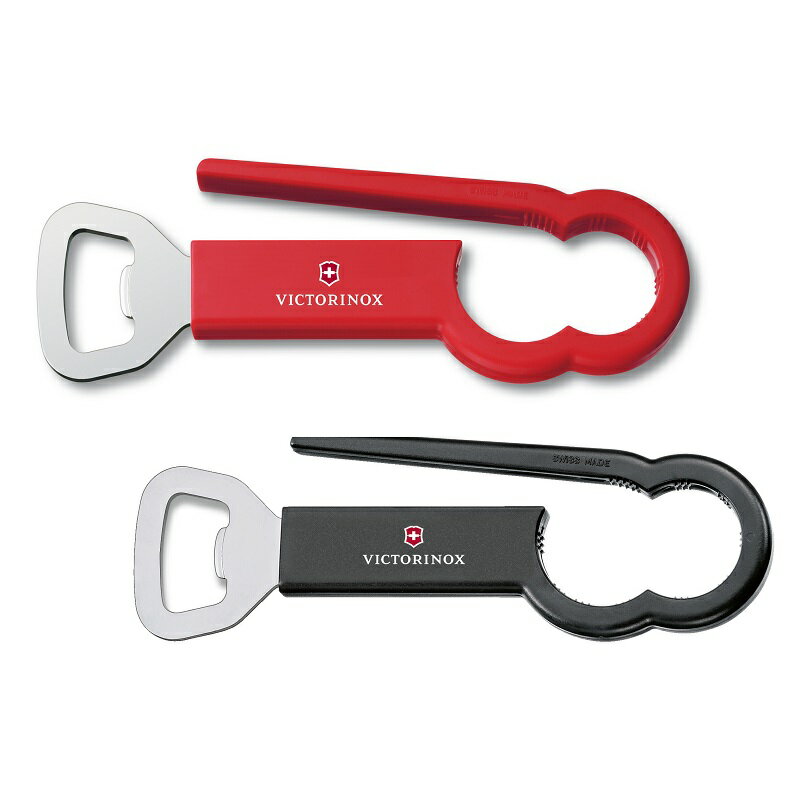 おしゃれなキッチングッズ 【商品レビューで300円OFFクーポン】ビクトリノックス 公式 VICTORINOX ペットボトルオープナー 全2色 栓抜き キャップオープナー【正規品】ペットボトル開ける道具 便利グッズ 介護用品 高齢者 ペットボトル オープナー キッチングッズ おしゃれ かわいい レッド ブラック