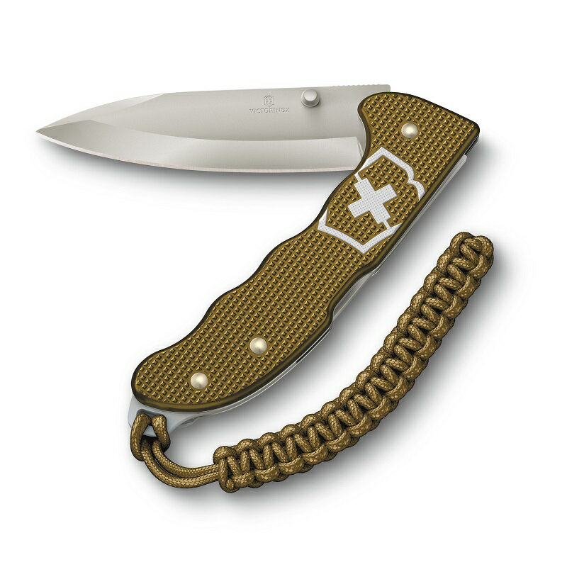 ビクトリノックス ナイフ 公式 VICTORINOX エボーク ALOXリミテッドエディション2024 テラブラウン 正規品 保証書付 アウトドアナイフ ステンレス フォールディングナイフ 折りたたみナイフ ブッシュクラフト 登山 キャンプ ナイフ 調理 料理