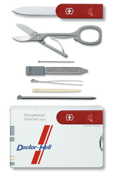 【公式】ビクトリノックス VICTORINOX スイスカード ドクターヘリ JDH-07107【日本正規品】 ステーショナリーセット ステーショナリーキット コードブルー 文房具 文具 文具セット 大人 おしゃれ 大人女子 大人かわいい雑貨 レジャー アウトドア ナイフ スイス マルチツール