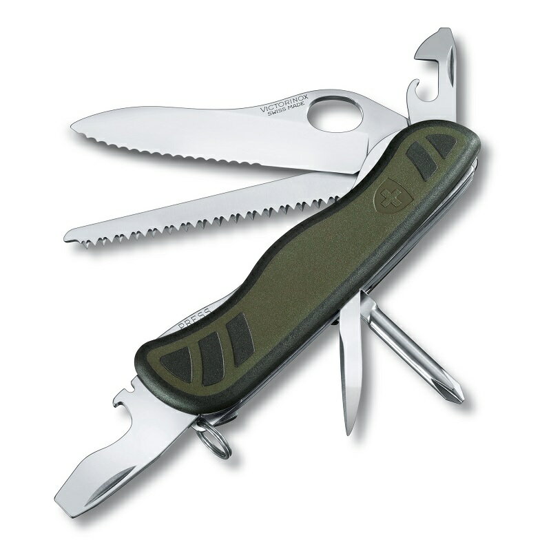 楽天ビクトリノックス公式　楽天市場店【公式ストア限定レビュー特典 ビクトリノックス VICTORINOX 公式 ソルジャーナイフ 保証書付 正規品0.8461.MWCH ナイフ スイス軍 アウトドア 折りたたみ ナイフ キャンプ 登山 波刃 釣り アーミーナイフ ギフト プレゼント 入学祝い 男性 女性 彼氏 誕生日 十徳ナイフ