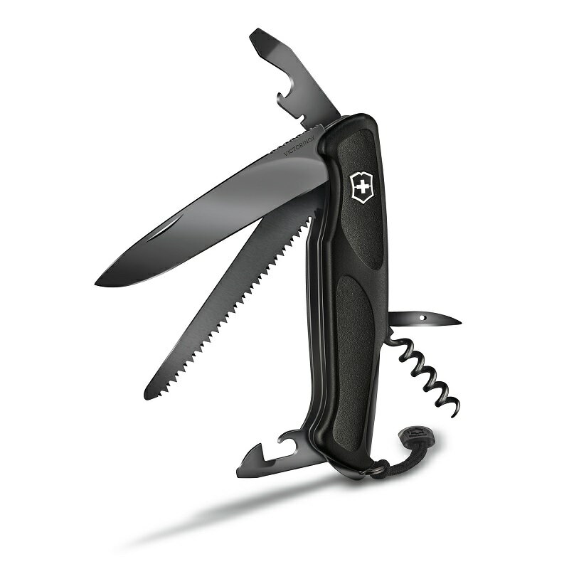【公式】ビクトリノックス VICTORINOX レンジャーグリップ55 オニキスブラック 保証書付 0.9563.C31P 【日本正規品】レジャー アウトドア ナイフ サバイバルナイフ スイスマルチツール・十徳ナイフ通販格安セール情報 楽天 通販