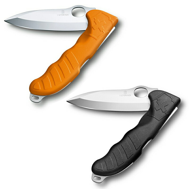 【公式】ビクトリノックス VICTORINOX ハンティングPro M (ブラック・オレンジ)【日本正規品 保証付】折りたたみナイフ 折り畳みナイフ ナイフ アウトドア サバイバルナイフ キャンプ バトニング 薪割り スイス マルチツール 十徳ナイフ フォールディングナイフ