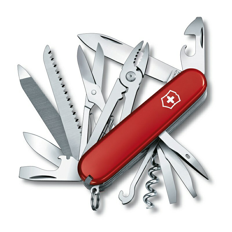 【公式】ビクトリノックス VICTORINOX ハンディマン 1.3773【日本正規品 保証書付】 ナイフ アウトドア キャンプ サバイバルツール セット ツールセット 工具セット 家庭用 DIY プライヤー 防災グッズ のこぎり アウトドア 金属 ノコギリ 十徳ナイフ 万能ナイフのサムネイル