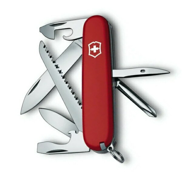 公式限定レビュー特典 ビクトリノックス VICTORINOX 公式 ハイカー 1.4613 正規品 ナイフ アウトドア キャンプ用品 防災グッズ アウトドアナイフ 工具セット 家庭用 登山 BBQ 釣り ハイキング ノコギリ 折りたたみ スイス マルチツール 十徳ナイフ プレゼント 誕生日 父の日