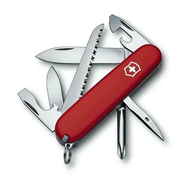 ビクトリノックス VICTORINOX ハイカー 1.4613 (旧名称:キャンパーPD) キャンプ用品 防災グッズ アウトドア ナイフ キャンプ 登山 BBQ 釣り ハイキング ノコギリ 折りたたみ スイス マルチツール 十徳ナイフ