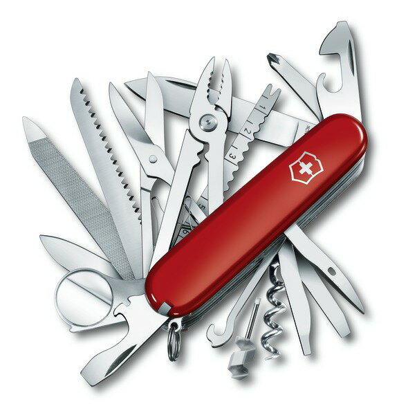 【公式】ビクトリノックス VICTORINOX スイスチャンプ 保証書付 1.6795 【日本正規品】レジャー アウトドア ナイフ サバイバルナイフ スイスマルチツール・十徳ナイフ