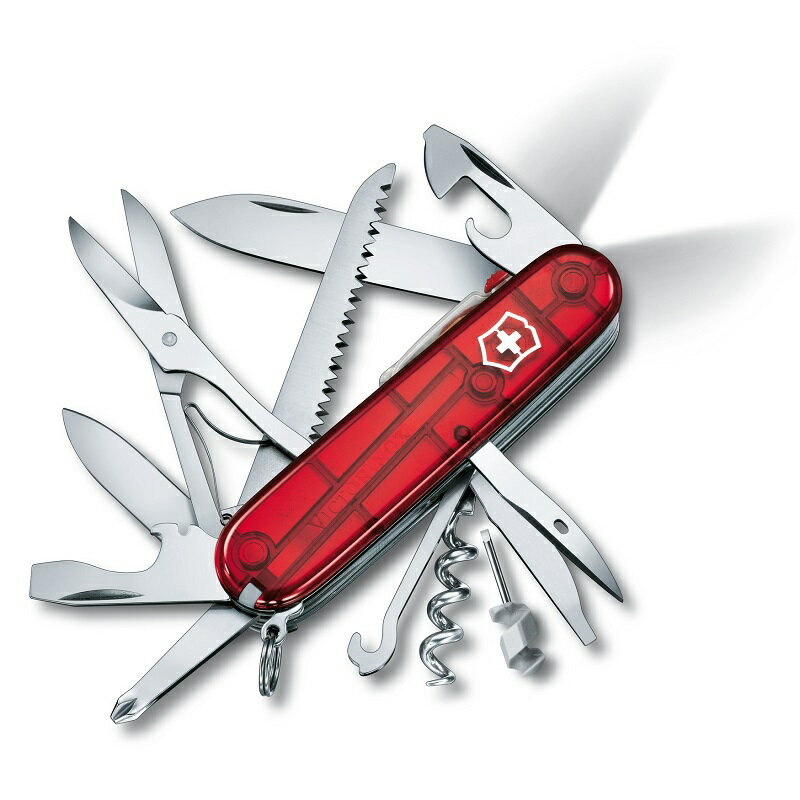 【公式ストア限定レビュー特典】ビクトリノックス ナイフ VICTORINOX 公式 ハントマンライト【正規品 保証書付】防災 用品 LEDライト 地震 備え 防犯 停電 懐中電灯 十徳 折りたたみナイフ 誕生日 プレゼント 女性 男性 便利グッズ 工具セット 家庭用 雑貨 おもしろ おしゃれ